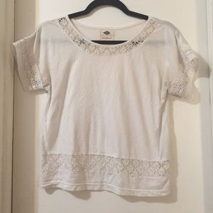 Sadie Robertson White Eyelet Blouse